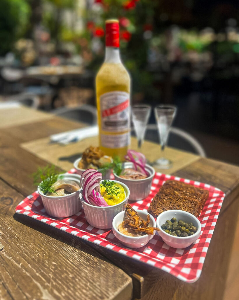 Smørrebrød open Danish sandwitch